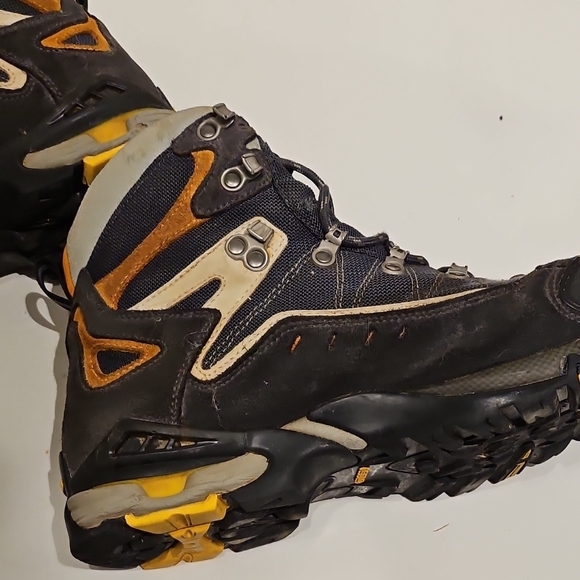 Asolo Black and Orange Outdoor Boots